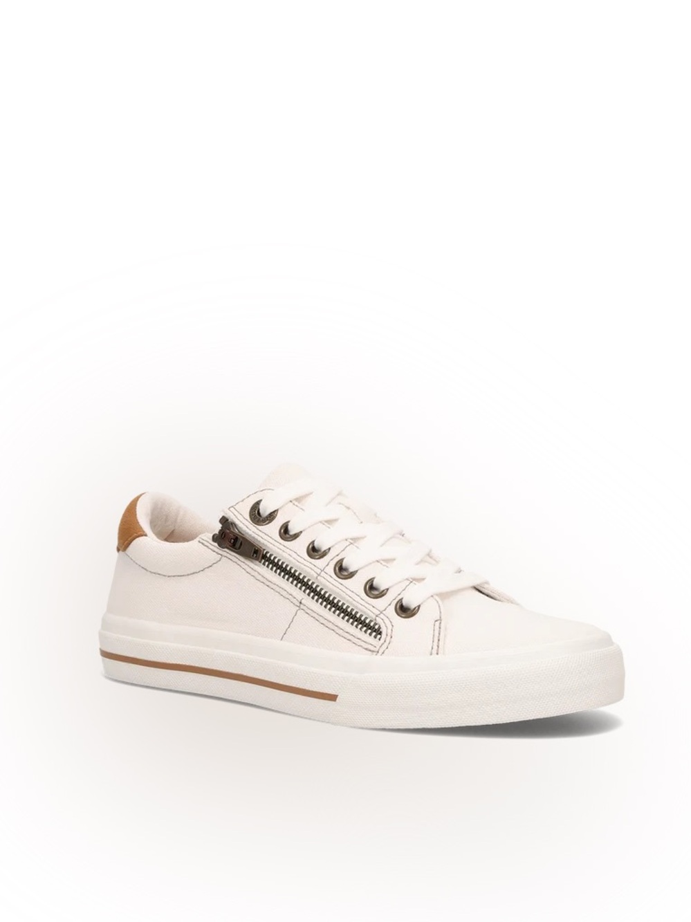 TAOS Z SOUL SNEAKERS IN WHITE GOLDEN TAN 10.5